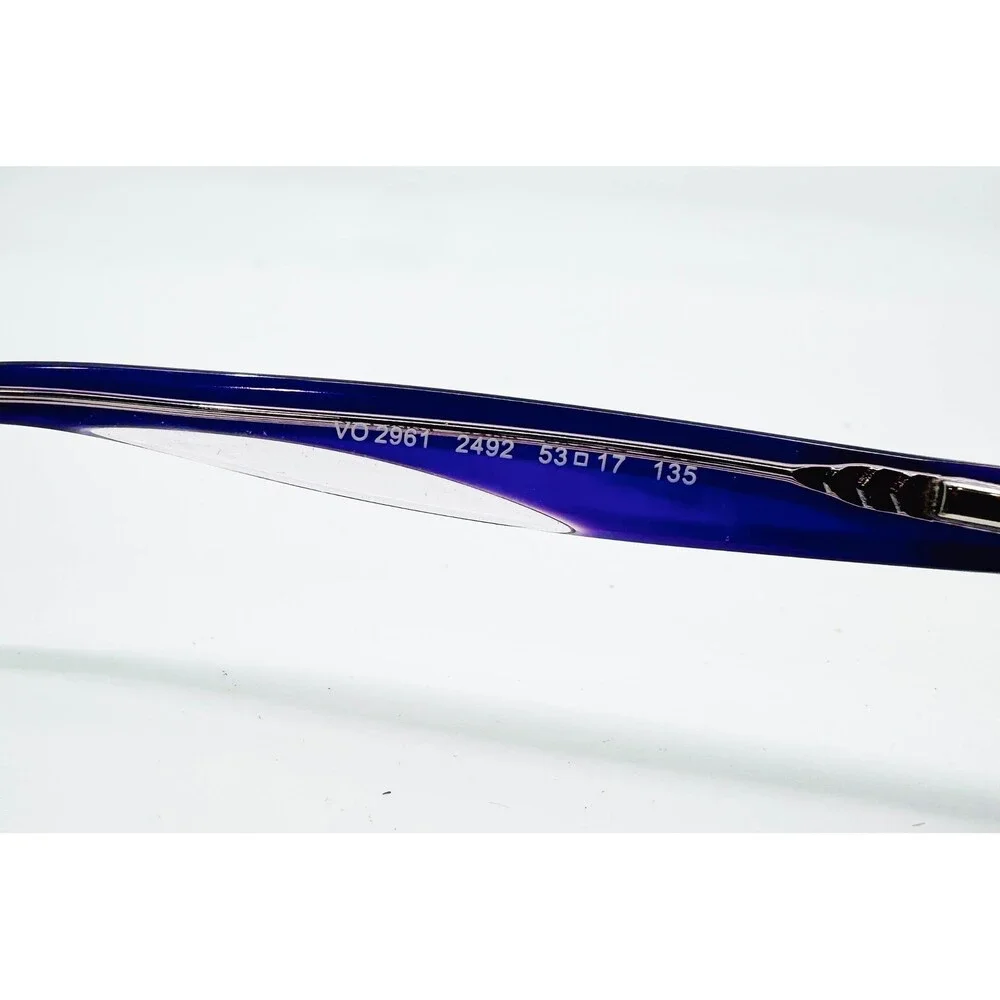 Vogue Eyeglasses Womens Blue VO 2961 2492 Cat Eye Frames 53-17-135